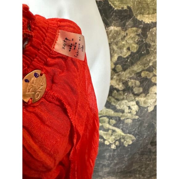 New Free People FP One Ember Printed Midi Skirt Size XS - Picture 5 of 5